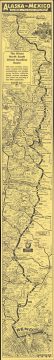 1961 Gerald Eddy Strip Map of the West Coast Highway System