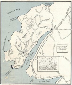1968 Gage Map of Annisquam, Massachusetts