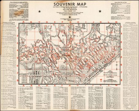 1957 Souvenir Map and Guide to Starland Estates