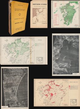 1945 U.S. Pacific Fleet WWII Report Detailing Northern Kyushu, Japan - Operation Downfall
