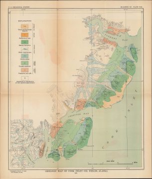 1921 U.S. Geological Survey of Cook Inlet Oil Fields, Alaska