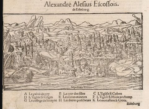 1568 Münster View of Edinburgh, Scotland