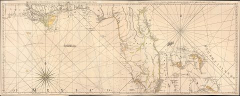 1775 Jeffreys Map of East and West Florida