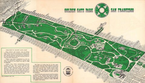 1965 Rosemary West View of Golden Gate Park, San Francisco