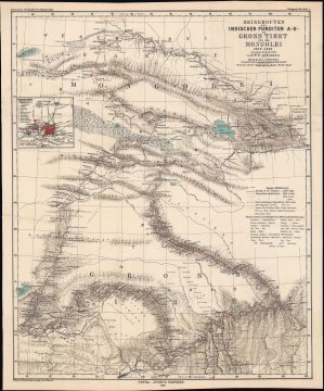 1885 Atkinson Map of Western China