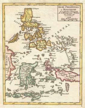 1749 Vaugondy Map of the Philippine Islands