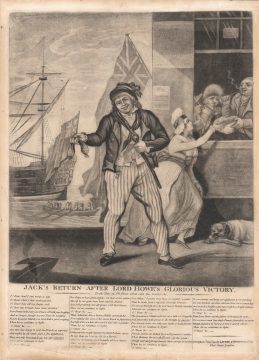 1794 Laurie and Whittle Broadsheet, The Glorious First of June