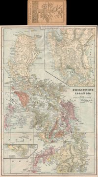 1899 Fort Dearborn Pocket Map of the Philippines
