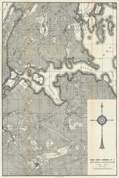 1920 U.S. Engineers Map of Flushing, Northern Queens, Southern Bronx, New York